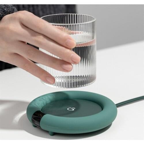 Mug Heater 220V Cup Warmer Heater Desktop Heating Coaster for Coffee Milk Tea Water 3 Temperatures Adjustable LED Display Pad