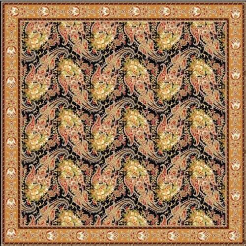 REYYAN SILK TEXTURED OYALIK WRITING-13264-RENK-14