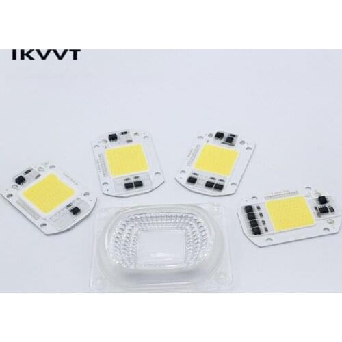 LED COB Bulb Chip 15W 25W 40W 50W LED Chip 110V 220V Input IP65 Smart IC Fit For DIY LED Flood Light Source Band Lens