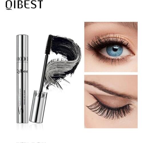 Mascara 4D Silk Fiber Eyelashes Lengthening Mascara Waterproof Long Lasting Lash Black Eyelashes Extension Make up 3D Mascara