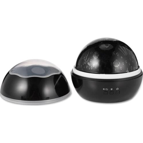 2019 Rotating Stars Projection Lamp Starry Sky LED Night Light Projector Moon Lamp Battery USB Kids Gifts Children Bedroom Lamp