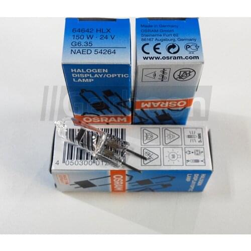 64642 HLX 150W 24V G6.35 Operation Shadowless Lamp Tungsten Halogen Light Bulb Mediland Operating Theater Lamp NAED 54264