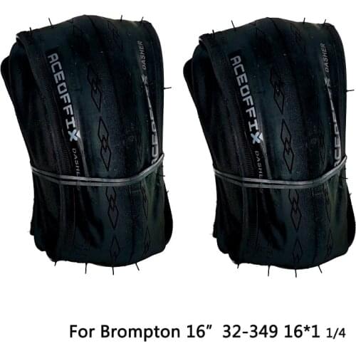 Aceoffix 16 inch 32-349 folding Tyre 16*1 1/4 tire retro tire about 200g Ultra Light