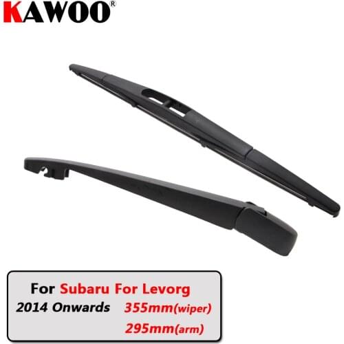 KAWOO Car Rear Wiper Blades Back Window Wipers Arm For Subaru For Levorg Hatchback (2014 Onwards) 355mm Auto Windscreen Blade
