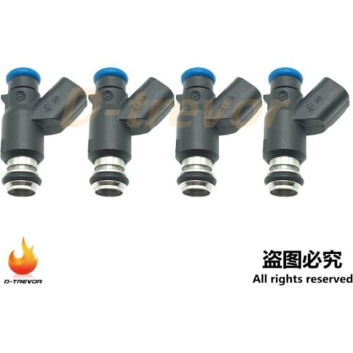4pcs OEM Fuel Injector Nozzle for Chevrolet Aveo Pontiac Wave 1.6L flow matched 96487553 832-11197