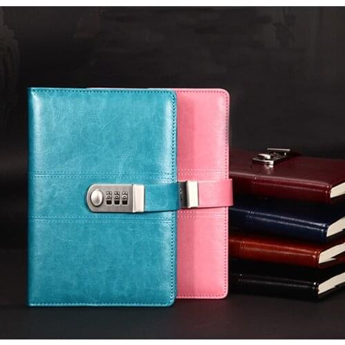 HU QI SHI Notepads With A Lock