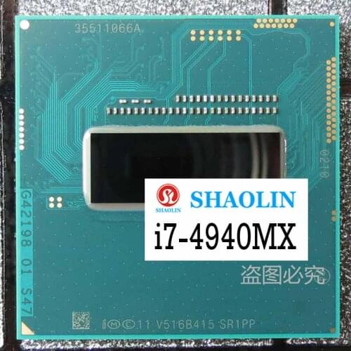 I7-4940MX SR1PP CPU I7 4940MX processor 3.1G-4.0G/8M Quad coreTop ultimate Free shipping Original SHAOLIN Official Version