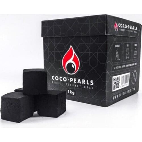 Hookah charcoal 64 cubes organic healthy barbecue bbq bbq premium shisha coconut natural charcoal 2 hour burning the traditional