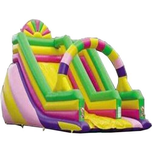 Hot-selling slide/commercial inflatable slide/colorful outdoor playground games