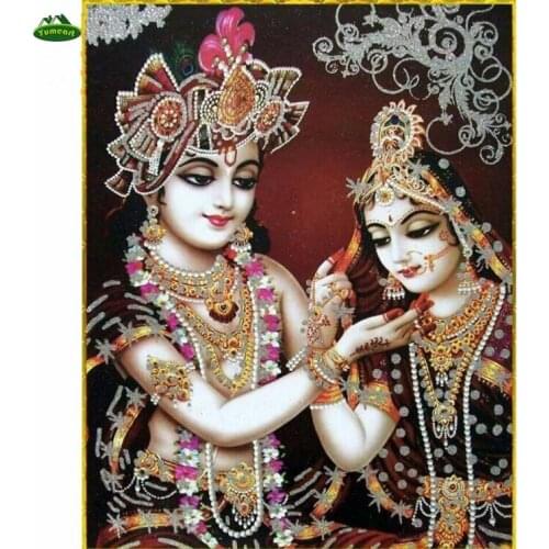 Mosaic 3D Diy Diamond Painting Religious Icon Home Decoration Diamond Embroidery Religion India Lover Full Square Rhinestone