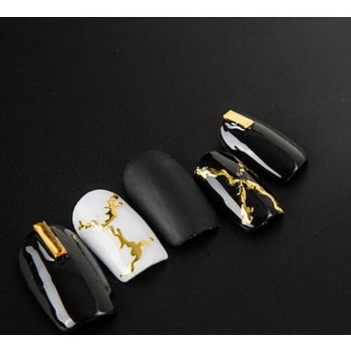 1 Sheet 3 D Water Decals Nail Art Stickers gold color Various tree line beauty Flower Design Nails of Dandelions Z038