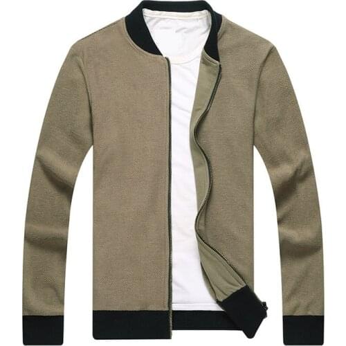 MRMT 2021 Brand New Mens Jackets Sweater Casual Overcoat for Male Round Collar Pure Color Sweater Jacket Clothing