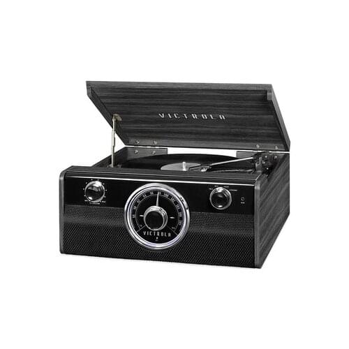 New American Victrola multifunctional European-style vinyl record player radio bluetooth audio retro phonograph record player