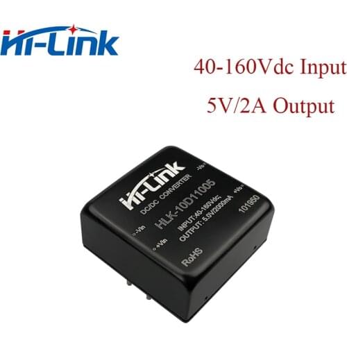 5pcs/lot Hi-Link 10W HLK-10D11005 110V to 5V 2A DC to DC step down converter/Module 40-160V Input