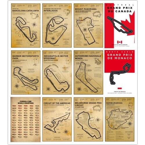 Racing category White poster Home Furnishing decoration Movie Poster Drawing core Wall stickers