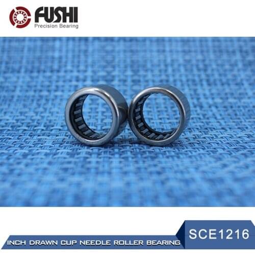 SCE1216 Bearing 19.05*25.4*25.4 mm ( 5 PCS ) Drawn Cup needle Roller Bearings B1216 BA1216Z SCE 1216 Bearing
