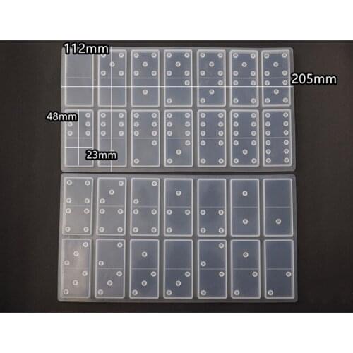 Rectangle Geometric Resin Silicone Molds Dominos Brick Epoxy Resin Casting Mould Home Handmade DIY Jewelry Crafts Making Mold