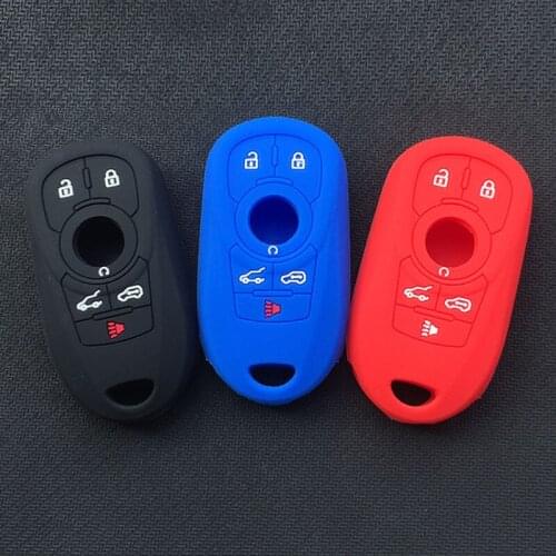 Silicone Key Skin Case Shell Fob Cover set for buick GL8 key