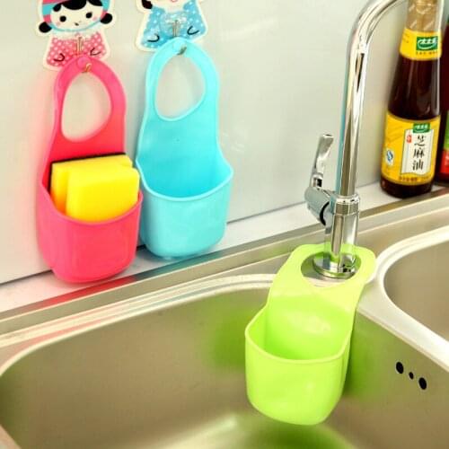 Sink Drain Basket Racks Faucet Hanging Sponge Soap Storage Holder Shelf Adjustable Home Organizer Portable Kitchen Accessories