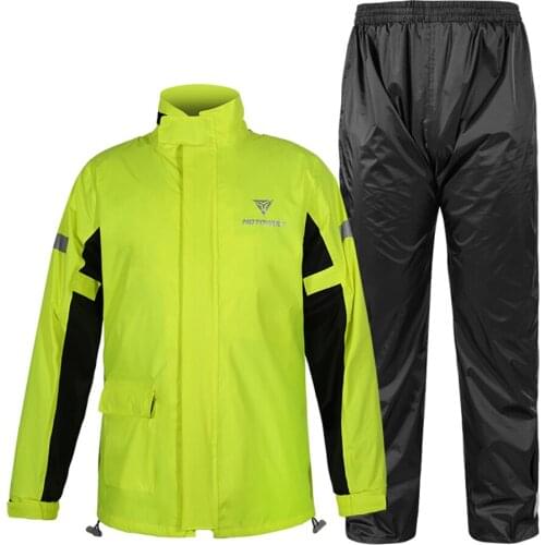 Motowolf Universal Motorcycle/Electric-bike Summer split rain poncho suit Men/Women riding explosion-proof raincoat