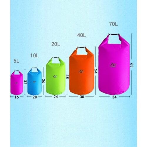 Waterproof dry bag pack sack swimming rafting kayaking river rafting sailing canoe boating waterproof 5L 10L 20L 40L
