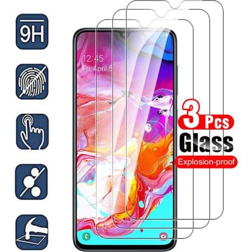 3Pcs for samsung a50 screen protect film for samsung a70 a30s sansum a20 safety tempered glass on galaxy a50 protectived film