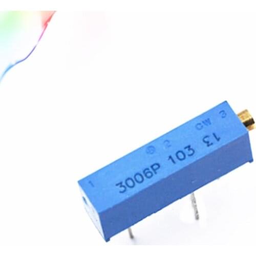 10pcs 3006P Adjustable potentiometer switch 10K 1K 100K 20K 5K 100R 2K 50K 500K 200R 200K 1M 500R Free shopping