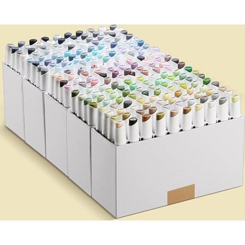 40 Color Marker Color Double-headed Alcohol Oily Professional Hand-painted Marker Set Art Markers Pen Art Supplies