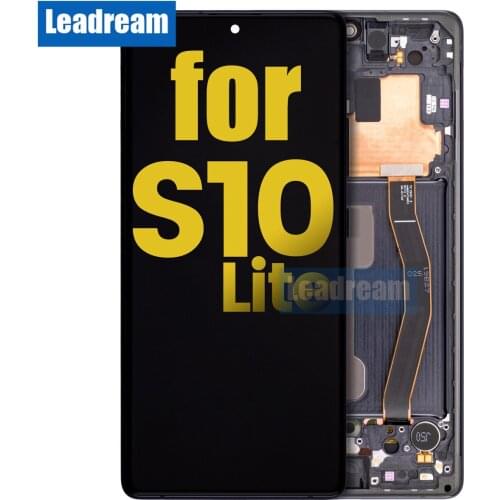 5Pcs Original Perfect AMOLED Screen For Samsung S10 Lite G770F LCD Display Touch Screen Digitizer Assembly