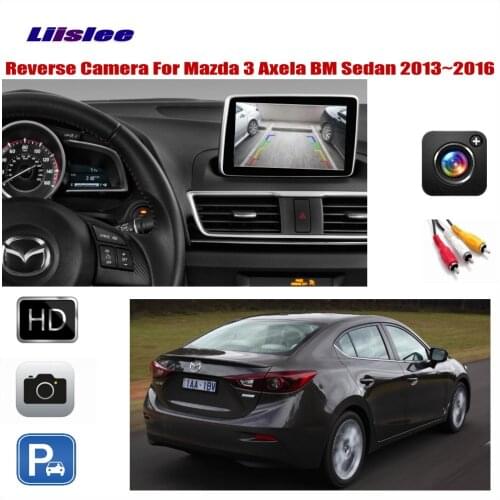 Car Parking Reverse Rear Camera (6V) For Mazda 3 Mazda3 Axela BM Sedan 2013~2016 Original Screen HD CCD SONY III CAM