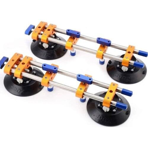 Seamless Stone Seam Setter Manual Rubber Vacuum leveling Setter for joint with 6" Suction Cups