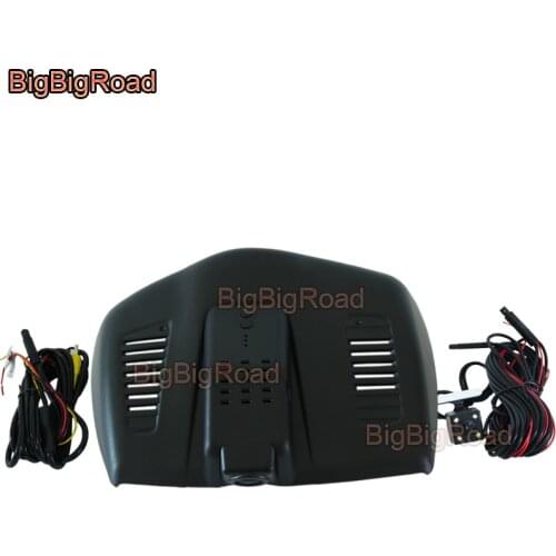 BigBigRoad For Ford Mondeo 2013 2015 High configuration Car Video Recorder Wifi DVR Dash Cam Dual Cameras lens