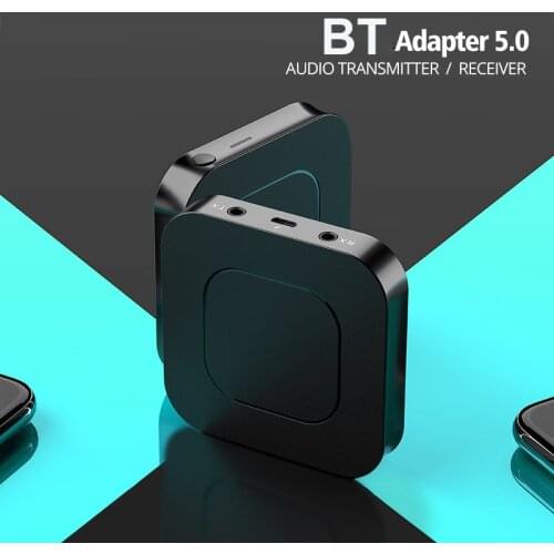 Bluetooth 5.0 Receiver and Transmitter Wireless Adapter 3.5mm Aux Jack For Speaker TV Car PC USB Audio Music Stereo Adapter