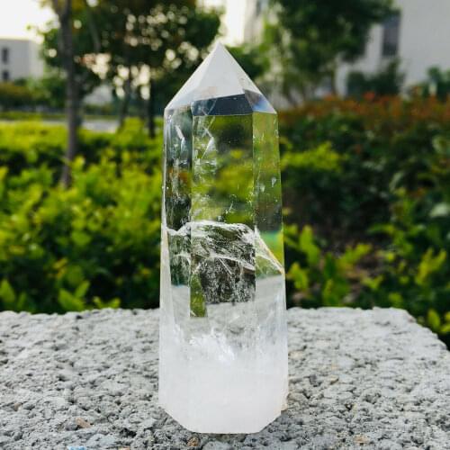 Large Clear Lemurian Seed Quartz Natural Point Cluster Crystal Rough Healing