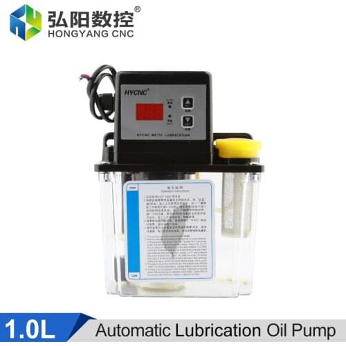 CNC Automatic Lubricating Oil Pump 1L 1.5L Set Digital Solenoid Gear Pump Lubricator Suitable For CNC Machine Tool Lubricator