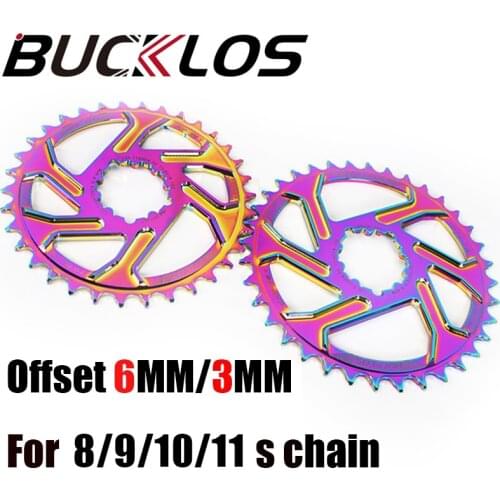 GXP MTB Crankset Narrow Wide Offset 3mm 6mm Chainring Aluminum 7075-T6 Chainwheel 32-38T for 8/9/10/11 speed chain Bike Parts