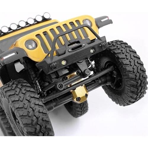 Simulation Winch Capstan Tow Hooks Black Nylon Front Bumper for Axial SCX24 1/24 RC Car Accessories