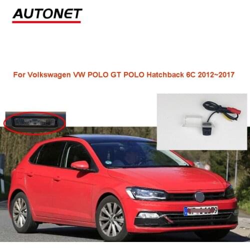 Autonet Rear view camera For Volkswagen VW POLO GT POLO Hatchback 6C 2012~2017 night view backup camera /license plate camera