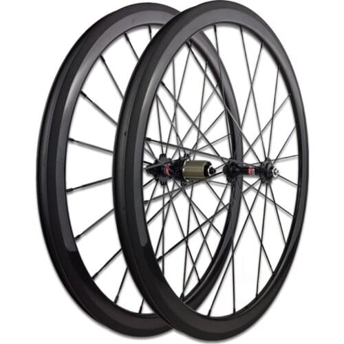 700c Size Carbon Fiber Bicycle Wheel 35mm Depth 23mm Width Novatec 271/372 Hub Carbon Wheelset V Brake Road Bike Wheel 700c