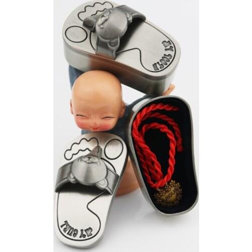 Tooth Hair Box Organizer for baby Save Milk Teeth Hair Metal Storage Box Gifts Creative kids Child Umbilical Cord Lanugo