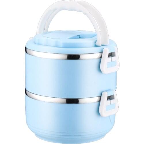 Large Capacity Lunch Box Stainless Steel Set Layer Work Portable Lunch Box Student Cute Taper De Comida Tableware Set DI50FH