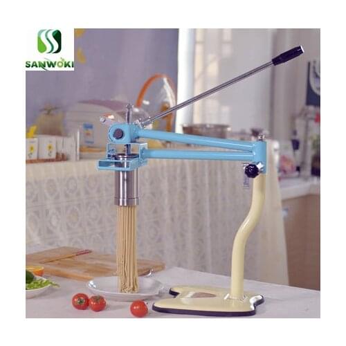 Stainless steel noodle machine with 4 moulds handmade noodle pressing machine Spaghetti making machine noodle extruding machine