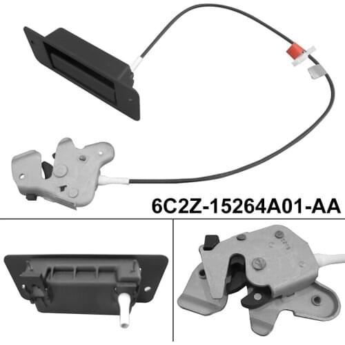 Mayitr 1pc Car Side Hinged Door Latch With Handle 6C2Z-15264A01-AA Fit For Ford Econoline Van 1992-2009 Parts