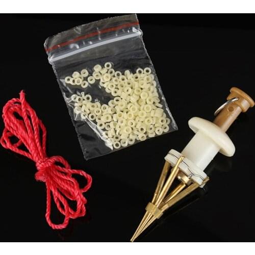 Copper Parts Bloodworm Lure Granule Angleworm Clip Carp Fishing Bander Pellet Plier Load Tool Worm Lobworm Maggots