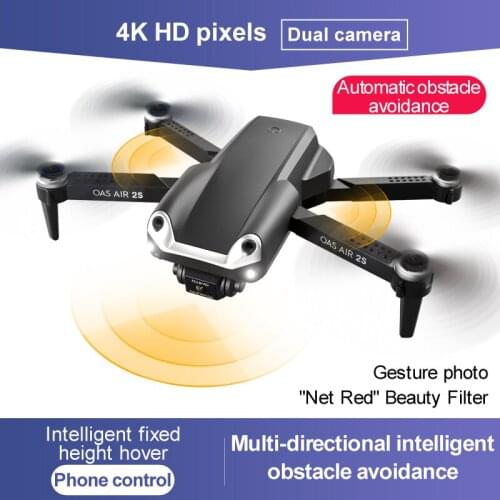 Mini RC Drone 4K 1080P HD dual Camera WIFI FPV Air Pressure Altitude Hold Foldable Quadcopter Kids Toys Halloween Gifts