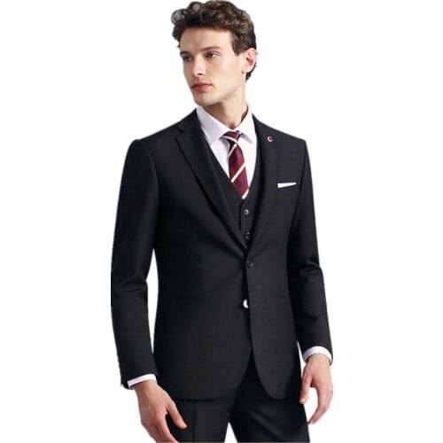 Mens Business Vest Suit For Office 3 Piece Mens Formal Wear Pantsuits Womens Party Suits For Weddings Office Uniform Style