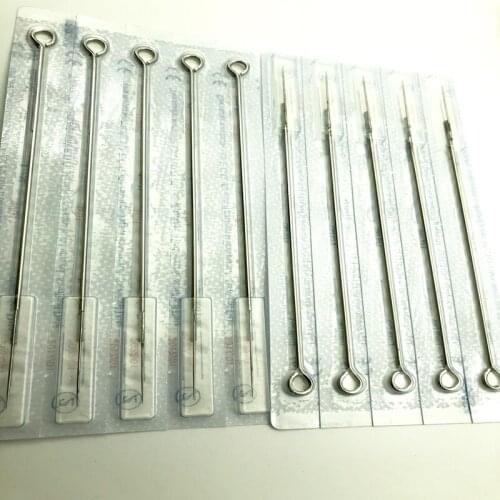 New 50pcs Round Liner Lining Assorted Sterilized Tattoo Needles 3RL 5RL 7RL 9RL 3RS 5RS 7RS 9RS 7M1 9M1 Free Shipping