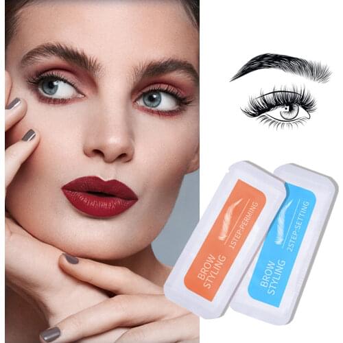 Professional Eyebrow Brow Lamination Kit Waterproof Long-Lasting Feathery Wild Brow Styling For Eyebrows Womens Cosmetics