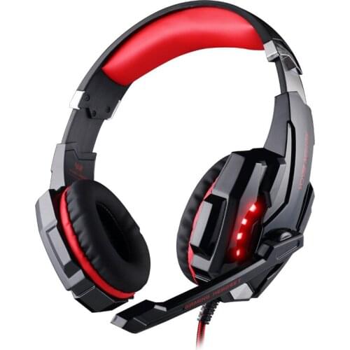 Wired Stereo Gaming Headset Noise Cancelling Over Ear Headphone With Mic LED Light For Laptop PC Computer