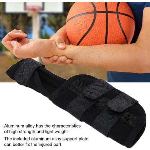 Adjustable Aluminium Alloy Splint Wrist Sprain Recovery Support Thumb Brace Protector Right Hand Bone Care Protector Cover
